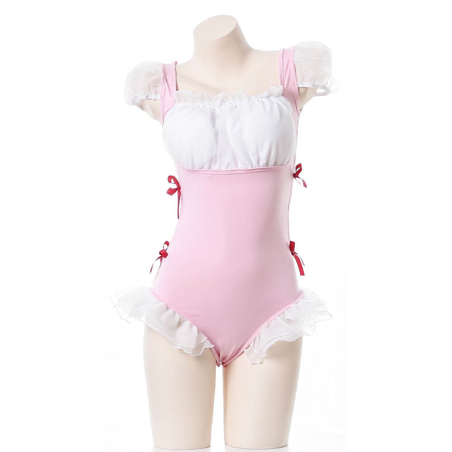 Lotus Leaf One-Piece Princess Maid Uniform Suit - zzcosplay
