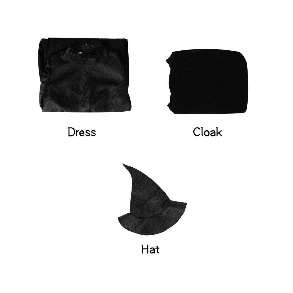 Wicked Elphaba Outfit Carnival Halloween Cosplay Costume Set - zzcosplay