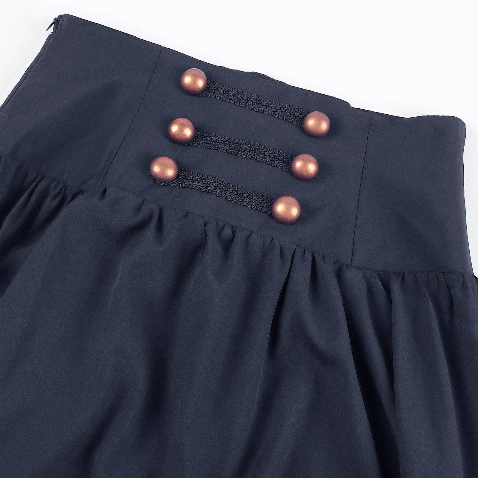 Medieval Women's Retro Style Waist Dance Skirt Dress - zzcosplay