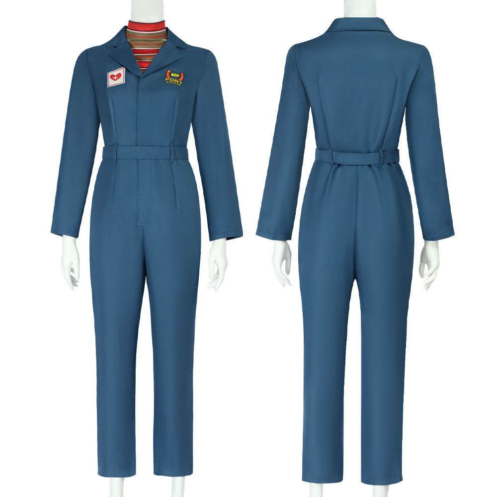 Mouthwashing Anya Women Blue Jumpsuit Carnival Halloween Cosplay Costume - zzcosplay