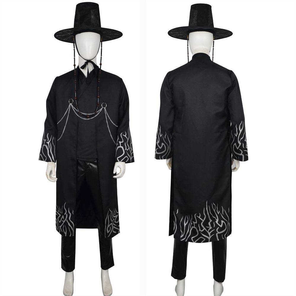 Kpop Demon Hunters Jinu Costume Cosplay Outfit Hat For Adult Man Halloween - zzcosplay