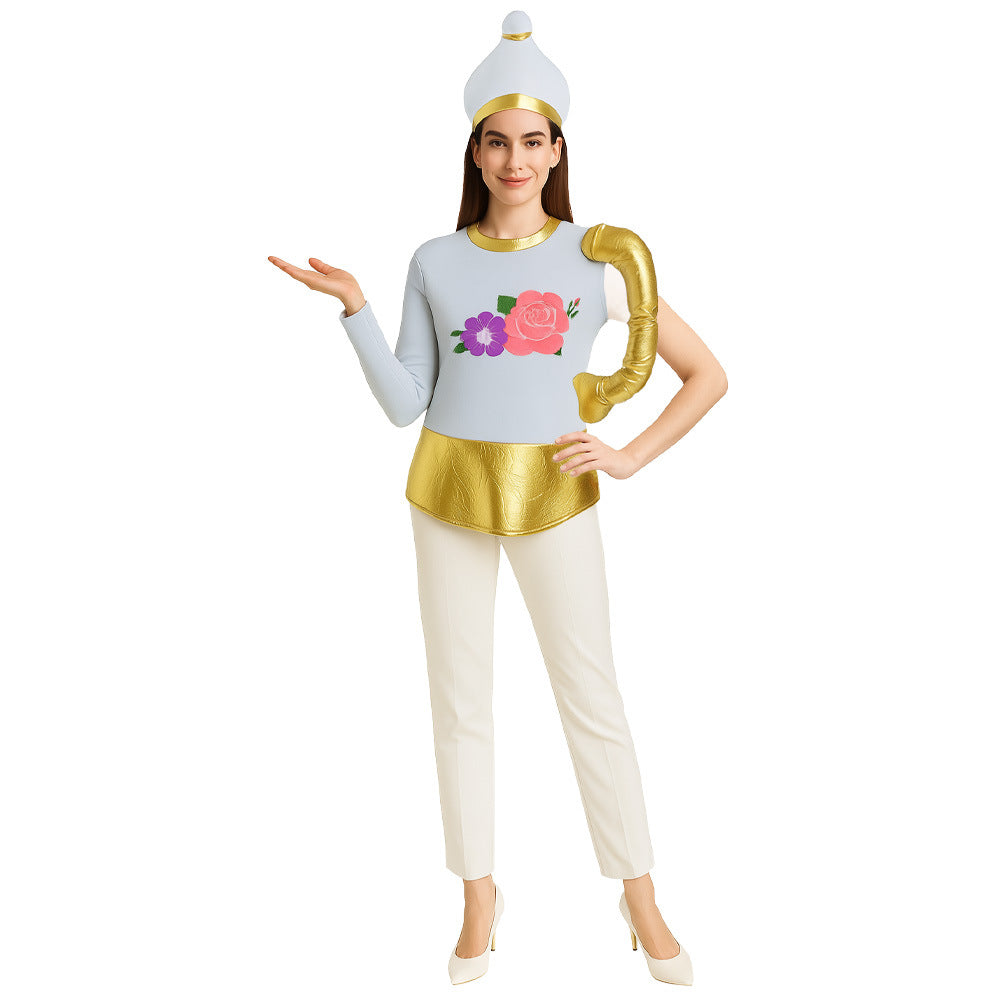 Halloween Party Fun Candlelight Dinner Three-Piece Suit Costume - ZZCOSPLAY