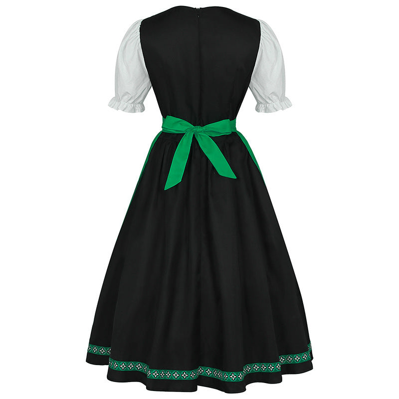 German Oktoberfest Bavarian Nation Costume Overalls Set Halloween Carnival Outfit - ZZCOSPLAY