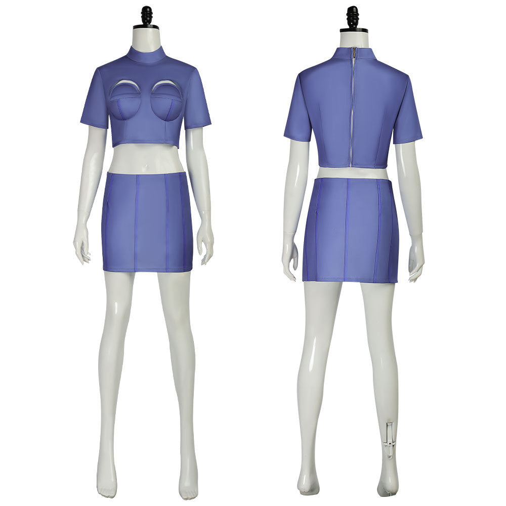 The Fifth Element Stewardess Lilu Cosplay Costume Halloween - ZZCOSPLAY
