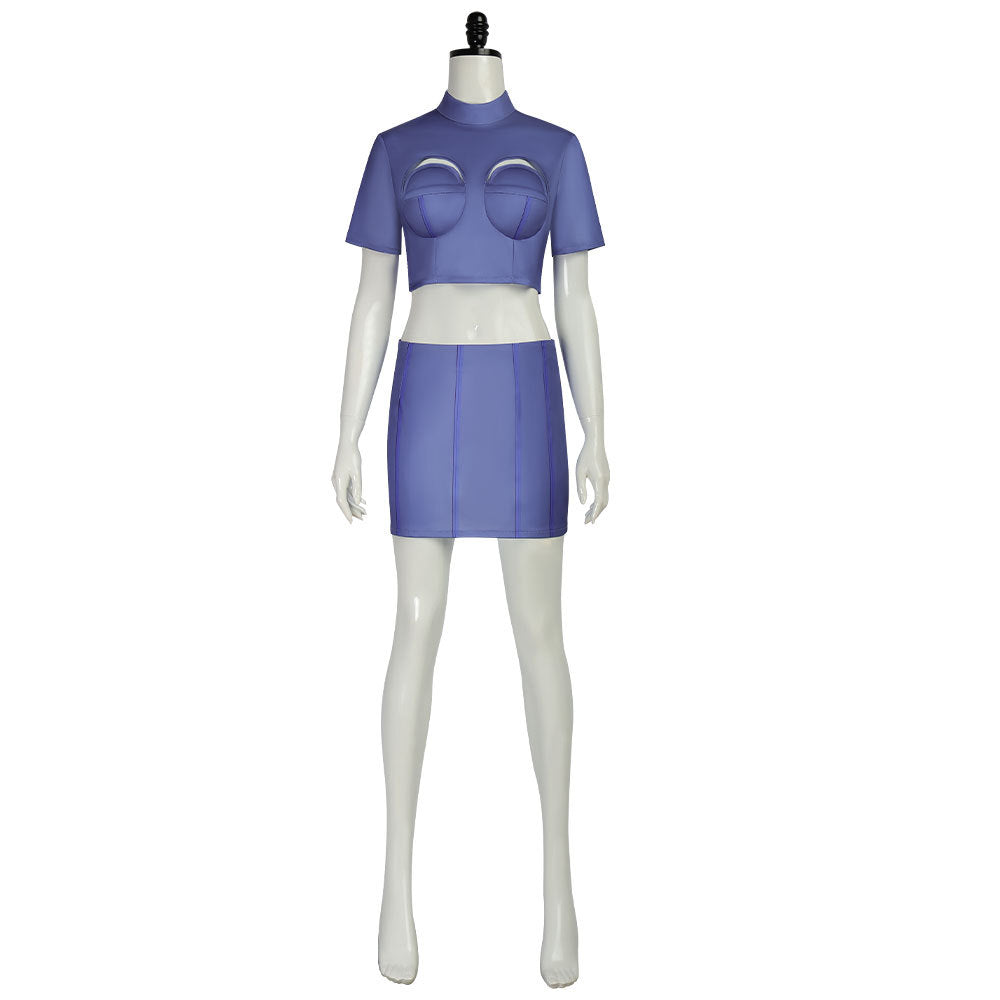 The Fifth Element Stewardess Lilu Cosplay Costume Halloween - ZZCOSPLAY
