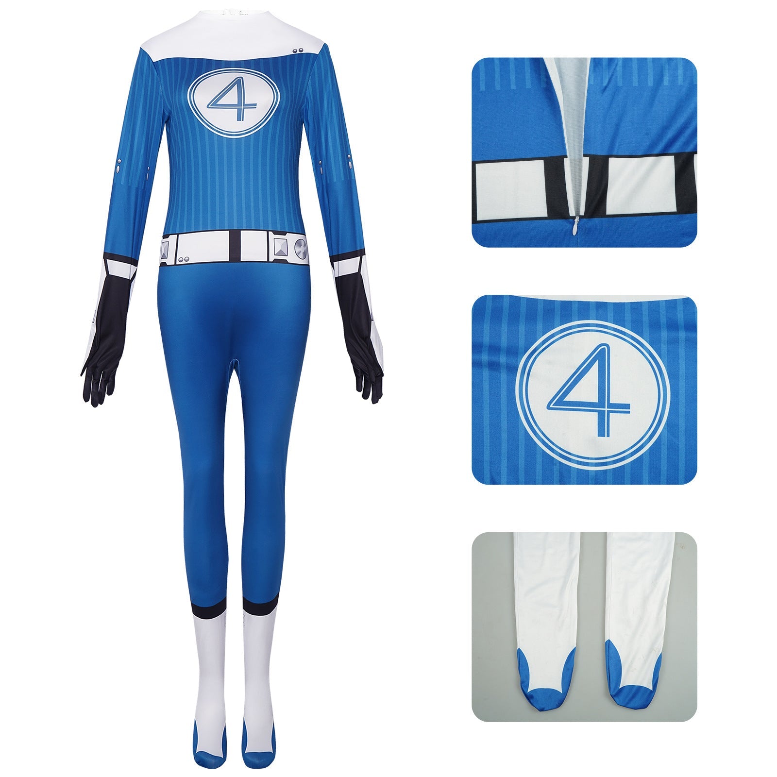 The Fantastic Four First Steps Thing Jumpsuit Cosplay Costume - ZZCOSPLAY