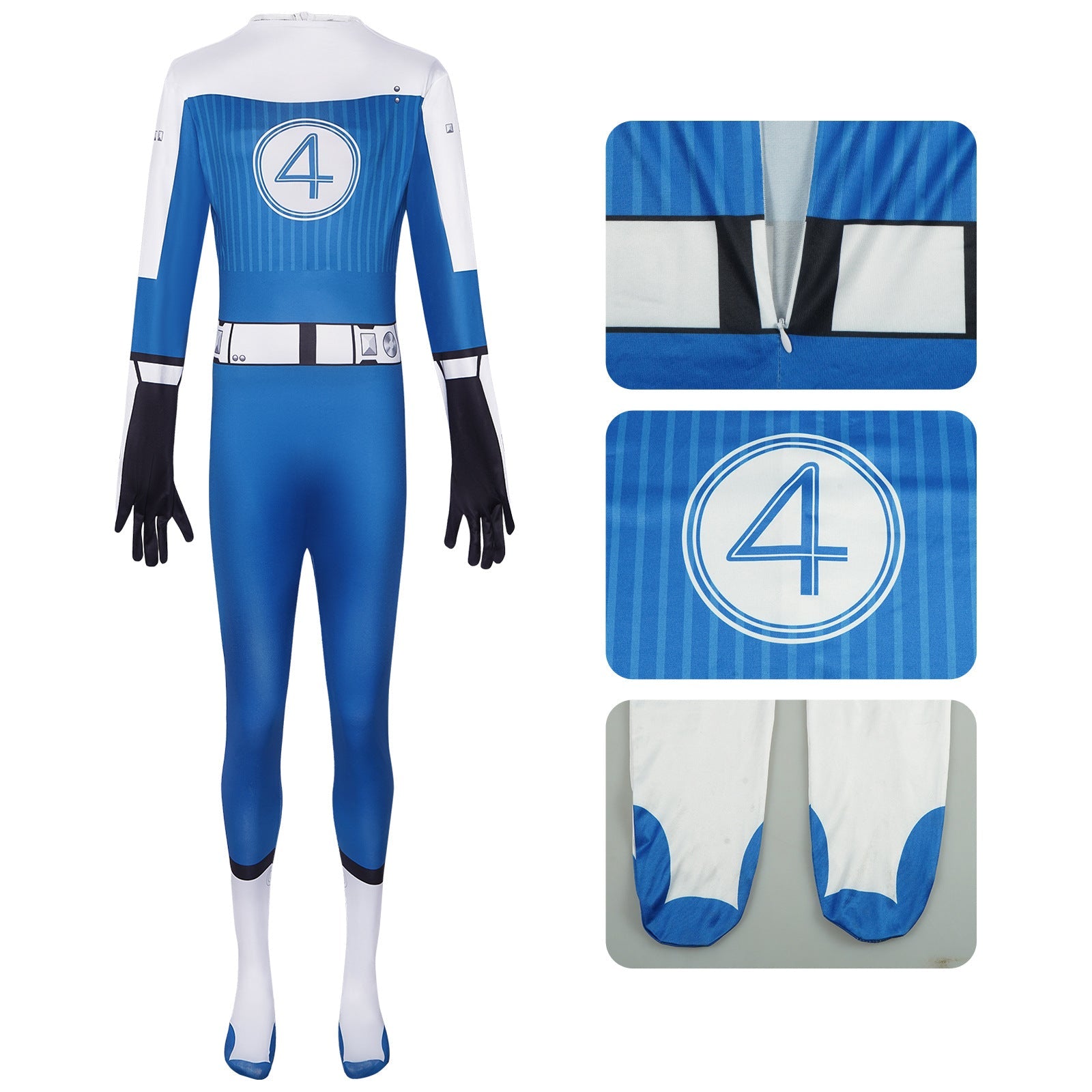The Fantastic Four First Steps Thing Jumpsuit Cosplay Costume - ZZCOSPLAY