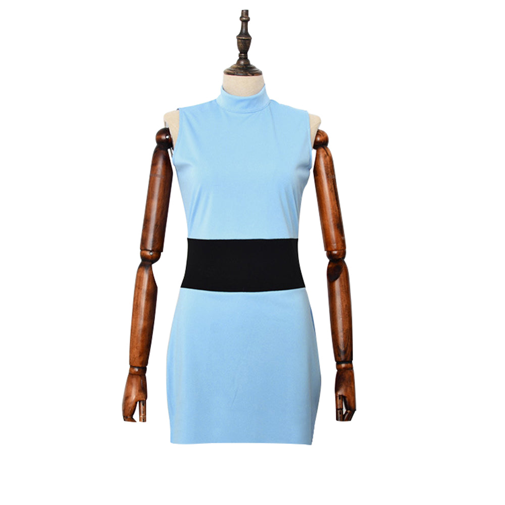 The Powerpuff Girls Blossom Costume Pink Blue Green Mini Fancy Dress - ZZCOSPLAY