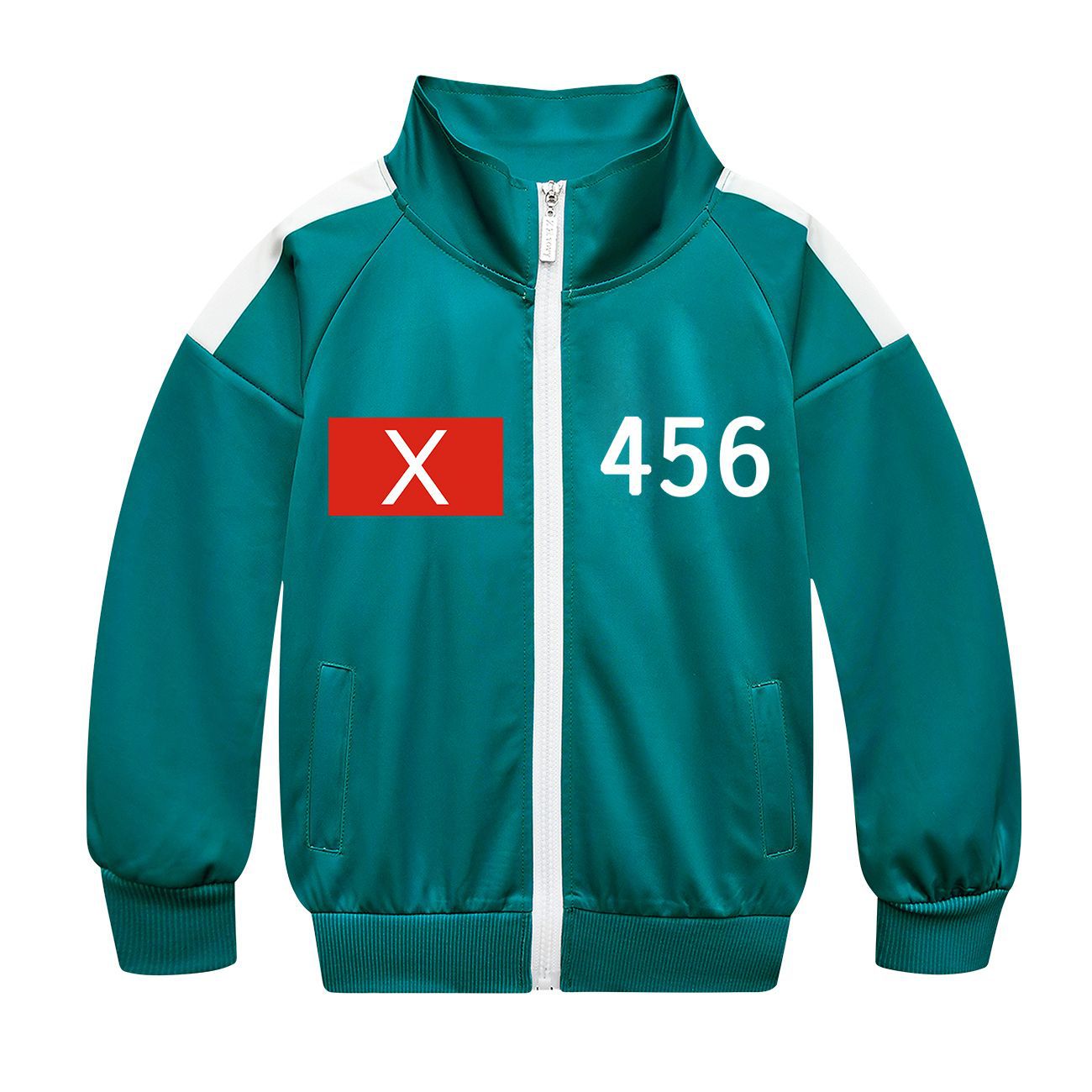 Players Tracksuit Costume Game Cosplay Squid Green Jacket Shirt For Adult Kids - ZZCOSPLAY