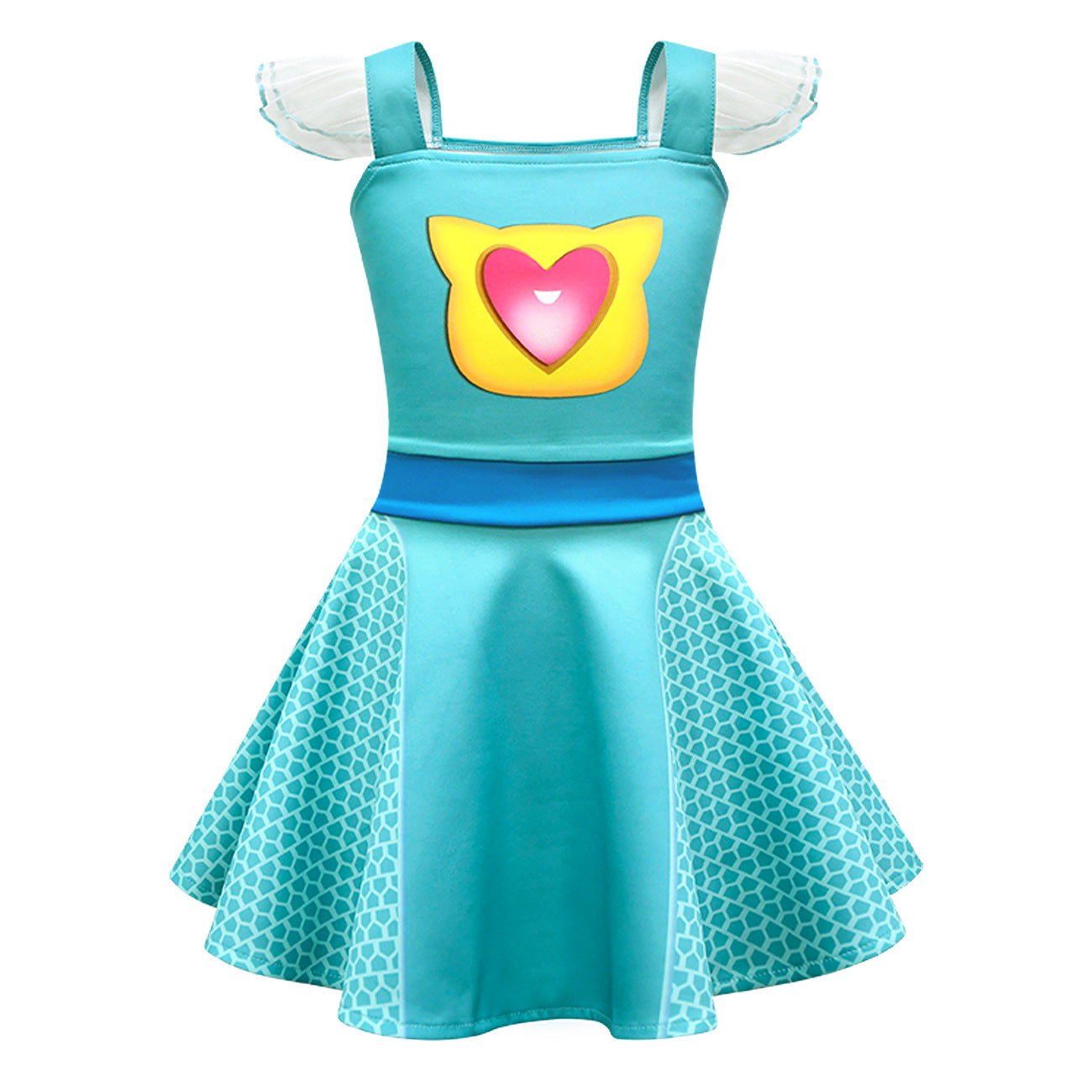 SuperKitties Sparks Buddy Light Up Costume Princess Dresses For Kids Girl - ZZCOSPLAY