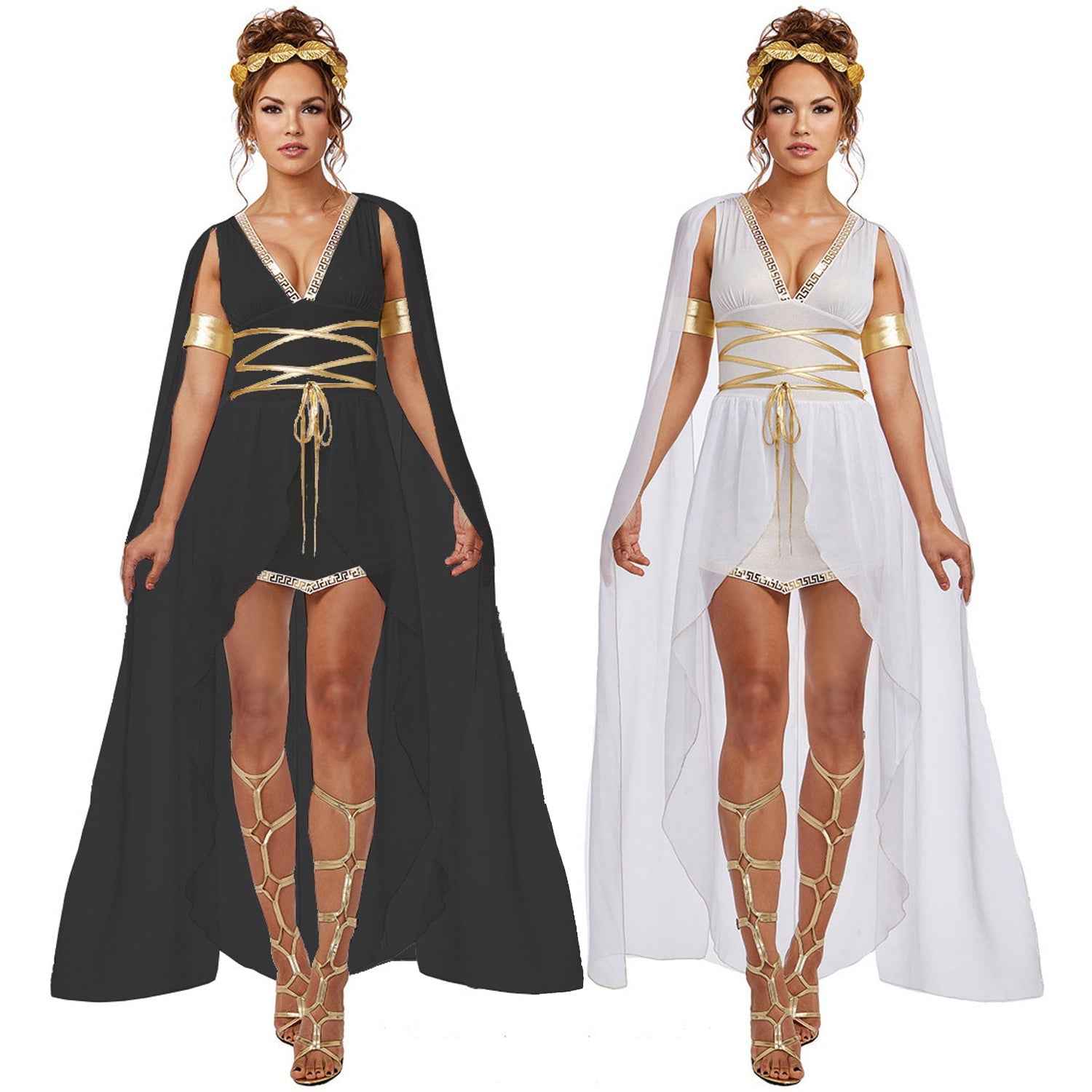 Greek Goddess Halloween Costume Dress for Women