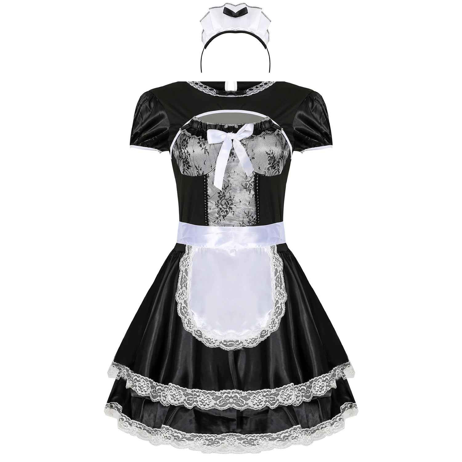 French Maid Lace Dress Costumes