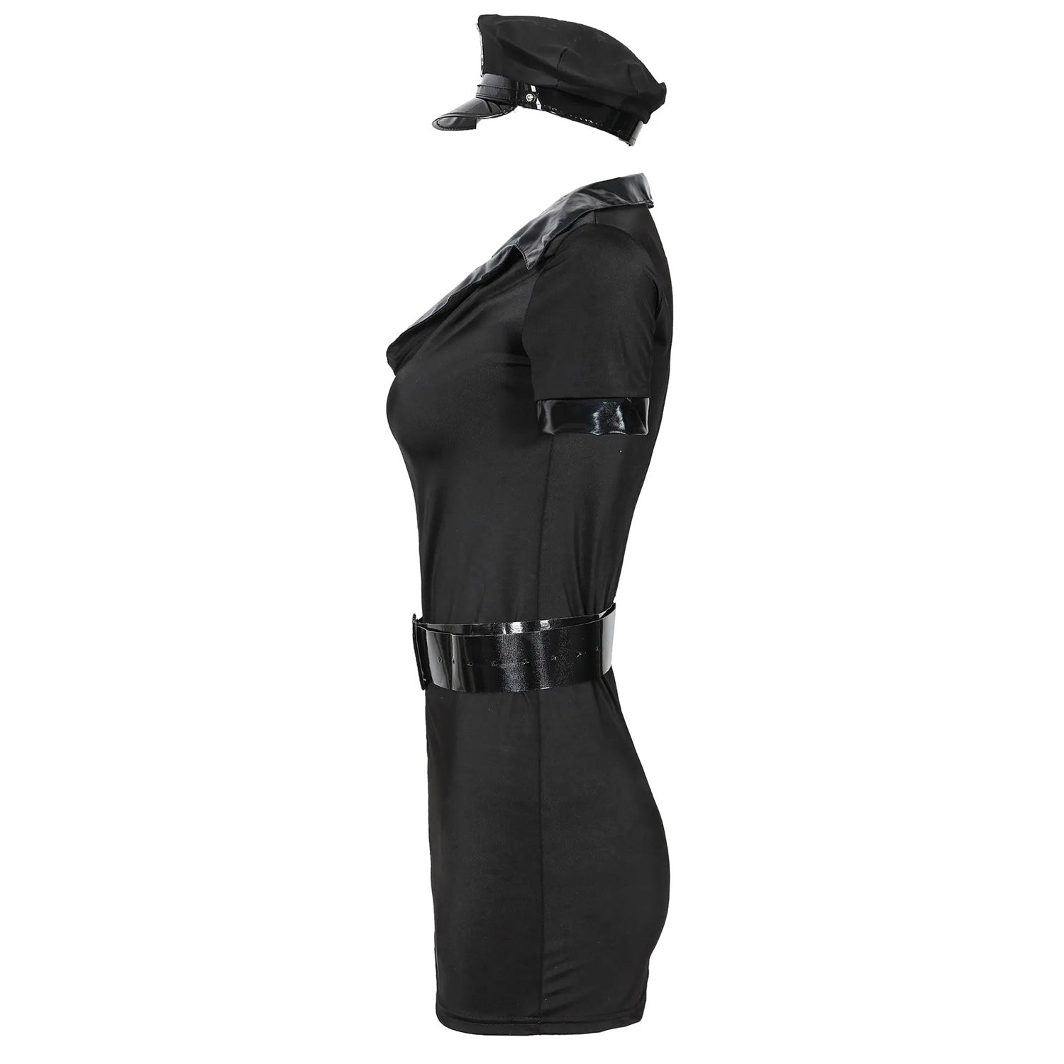 Female Police Cop Instructor Uniform Costume Halloween Carnival Party - ZZCOSPLAY