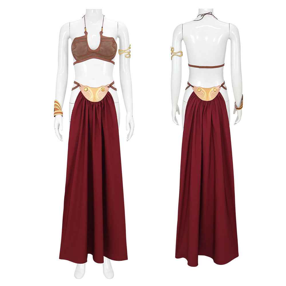 Star Wars Leia Organa Princess Carnival Suit Cosplay Costume For Adults