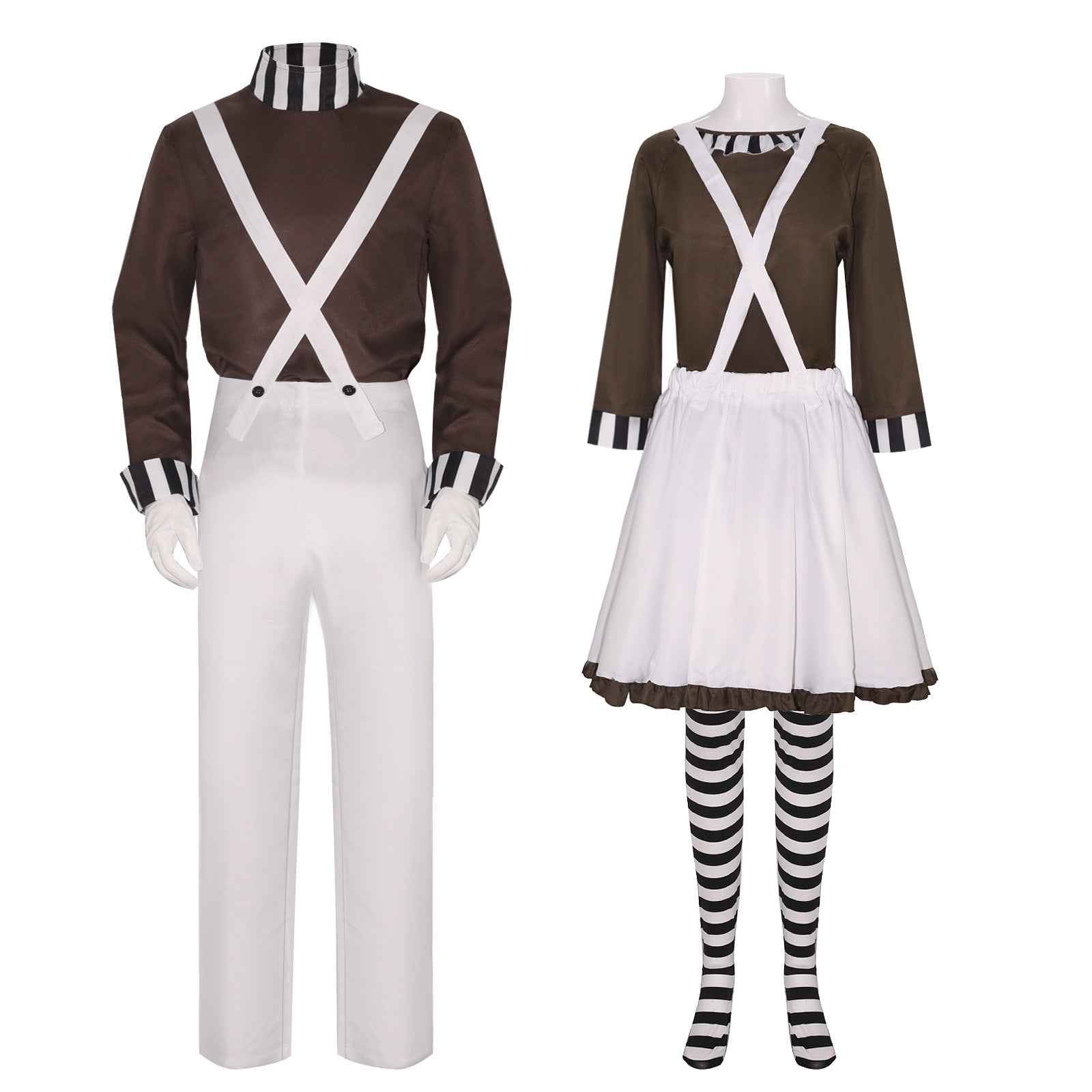 Charlie and the Chocolate Factory Clown Cosplay Costume Carnival Suit