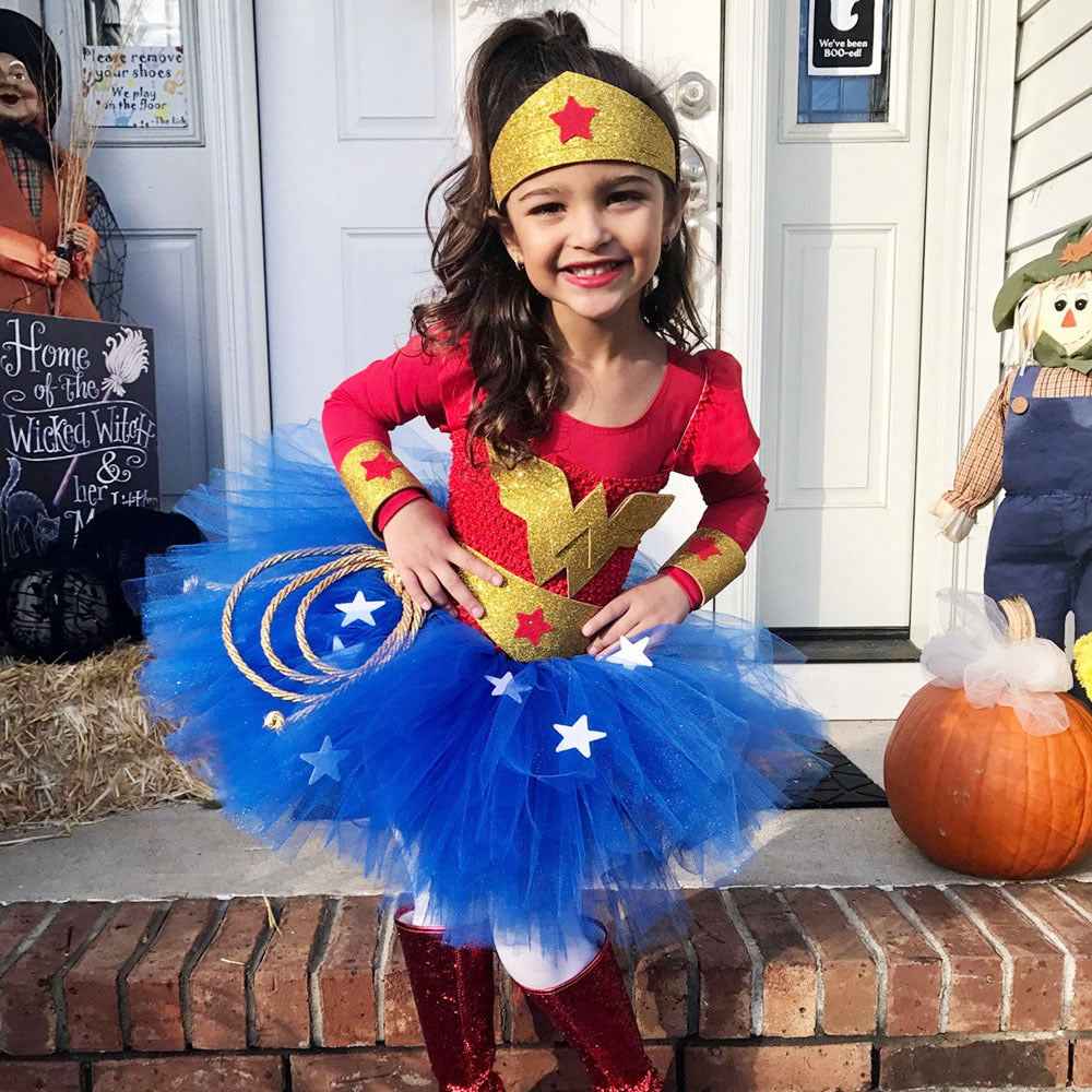Wonder Woman costume super hero costume for girls