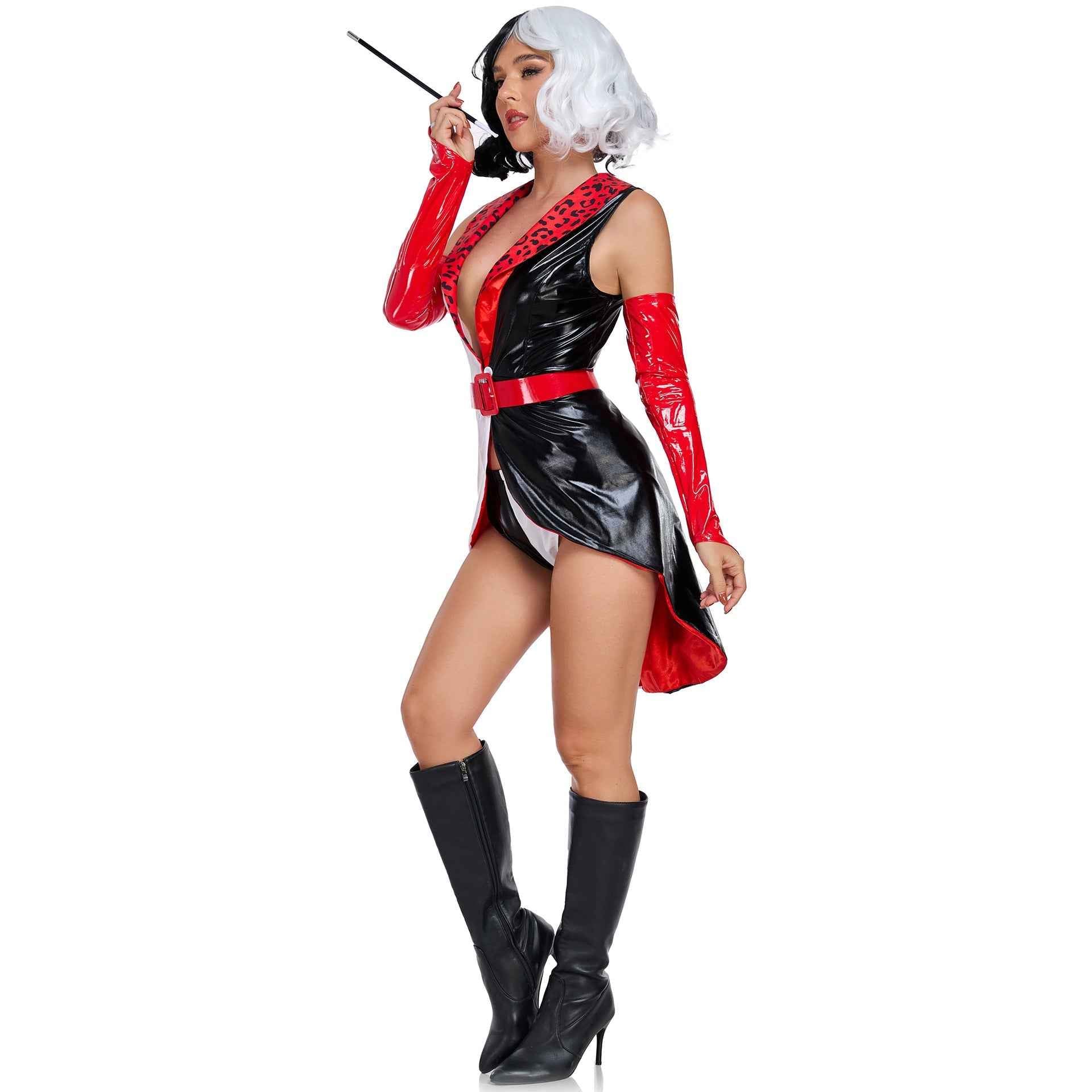 One Hundred and One Dalmatians Cruella De Vil Costume Dress Halloween