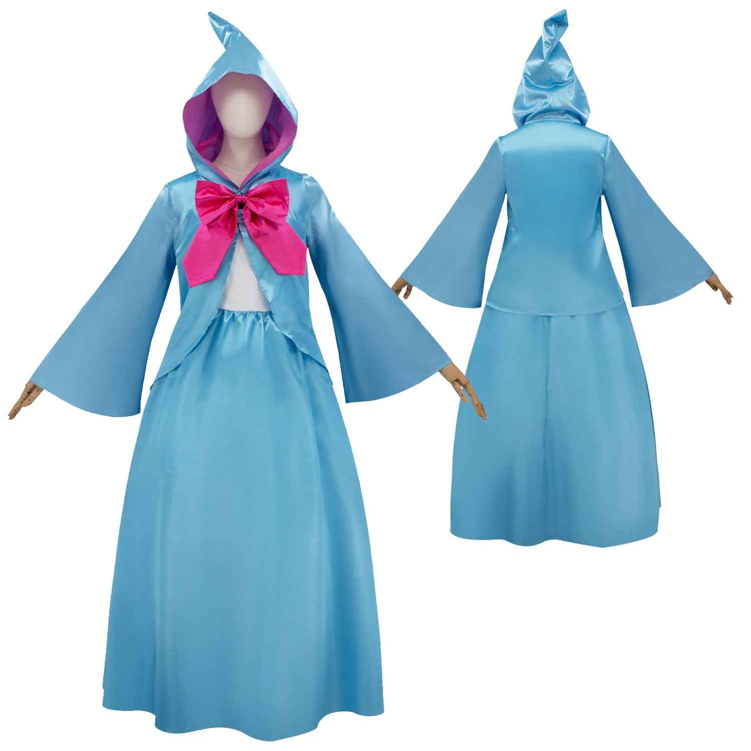 Cinderella Princess The Fairy Godmother Costume Cosplay Halloween