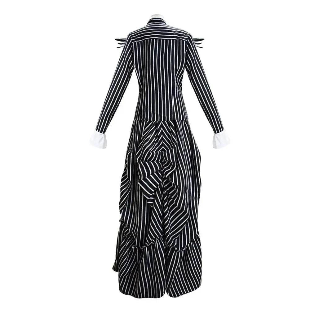 Adult kids Jack Skellington Sally Suit Costume The Nightmare Before Christmas for women men Boy Girl full Set - zzcosplay