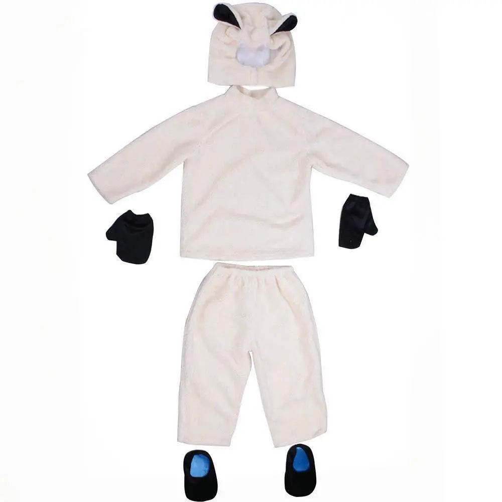 Adult kids Shepherd Sheep Costume Animal Cosplay Matching Costume - zzcosplay