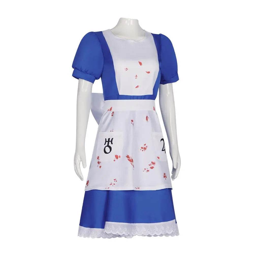 Alice Madness Returns Maid Cosplay Costume Outfit Halloween Carnival Suit - zzcosplay