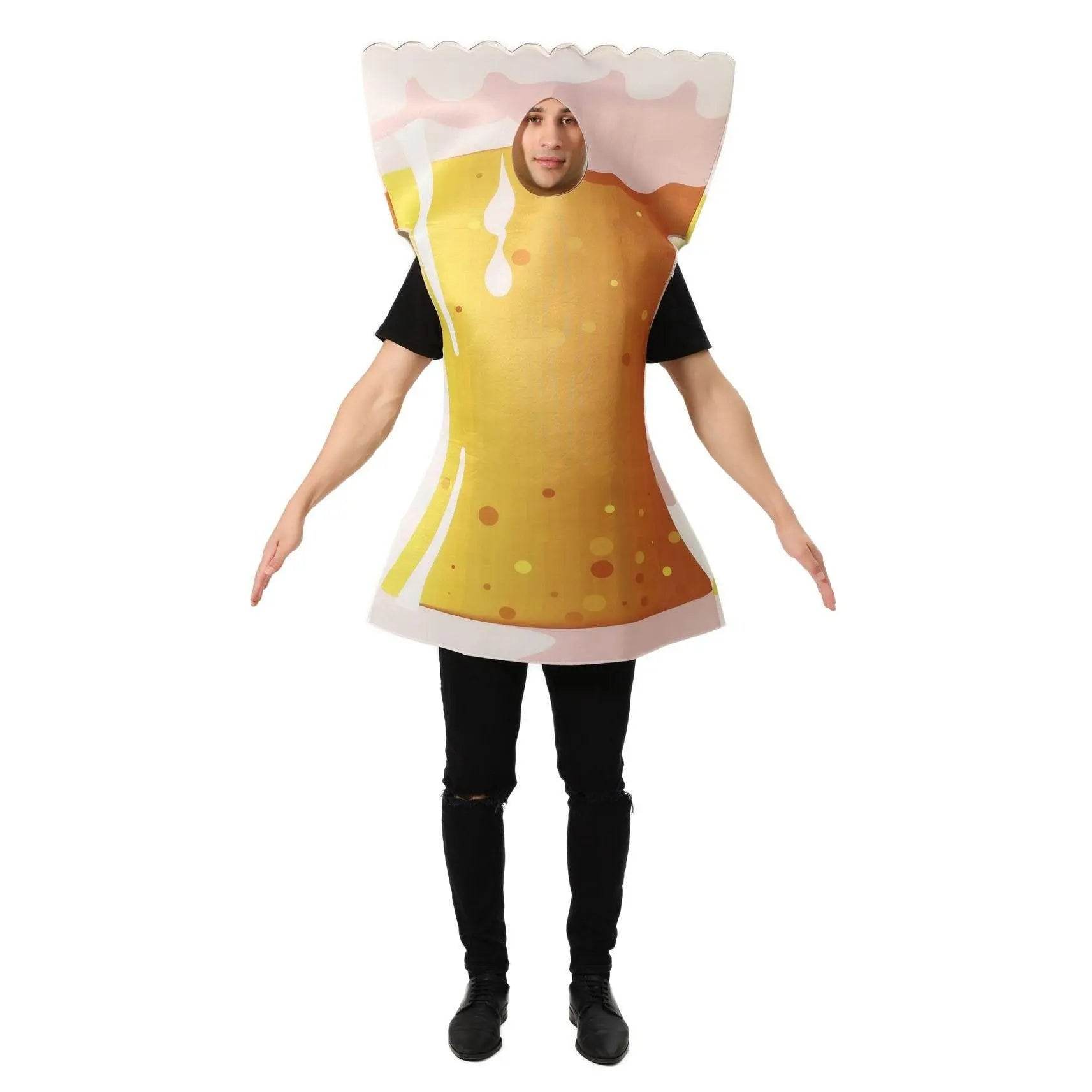 Beer mug Halloween Costume Outfits Party Carnival Cosplay - zzcosplay
