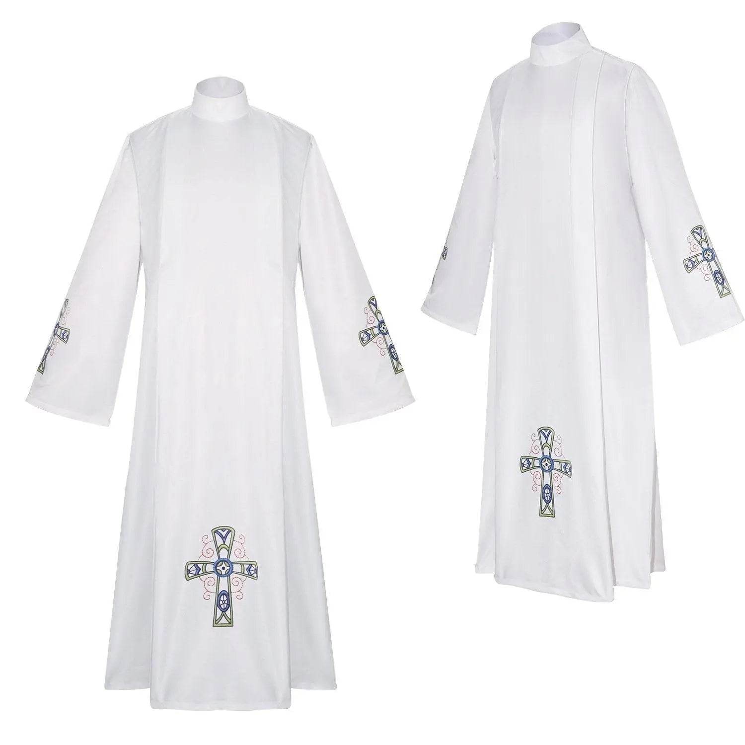 Blue Cross Priests Uniform Carnival Cosplay Costume For Adult - zzcosplay