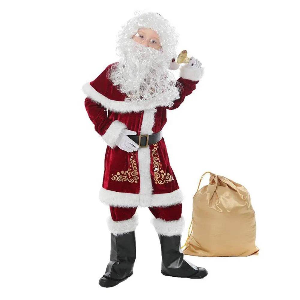 Children's Christmas Costumes Boys and Girls Santa Claus Costumes - zzcosplay