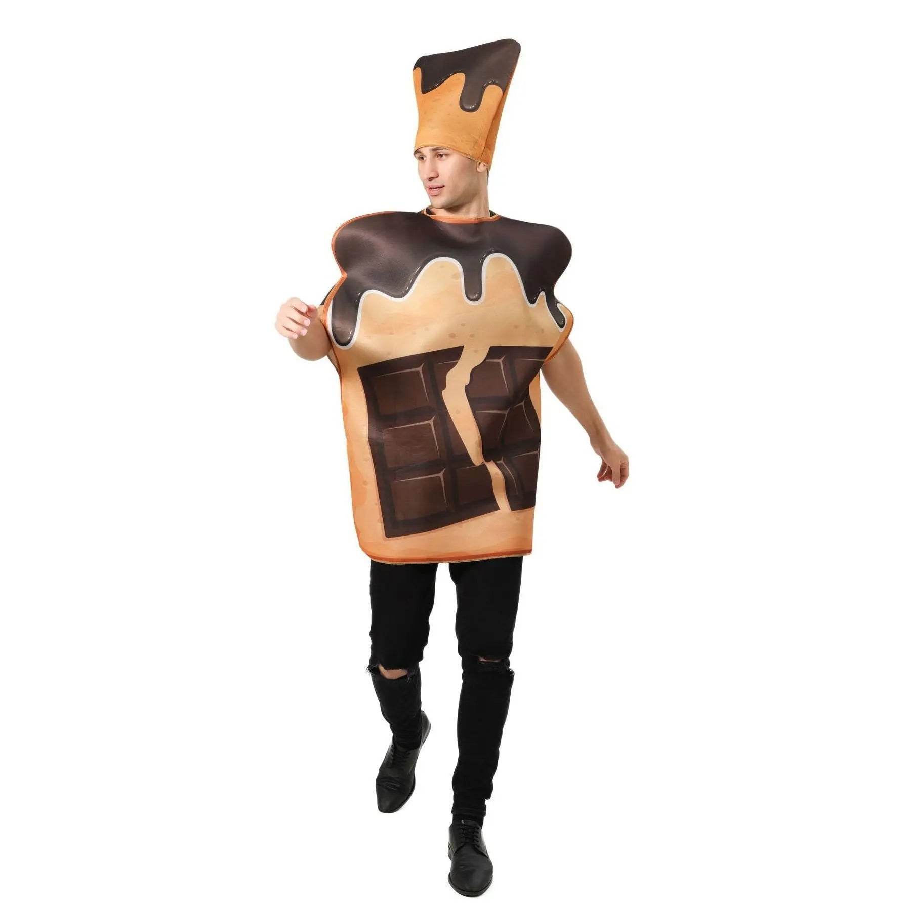 Chocolate Bread Halloween Costume Outfits Party Carnival Cosplay - zzcosplay