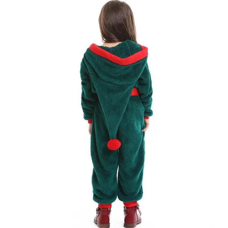 Christmas Family Matching Costume Onesies Hooded Pajamas Jumpsuit - zzcosplay