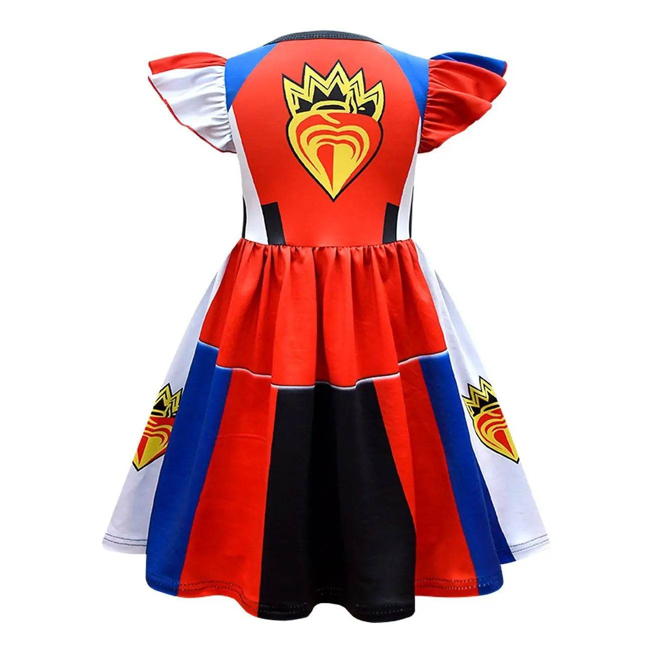 Descendants 3 Costume A-line skirt with flying sleeves Cosplay Dress - zzcosplay