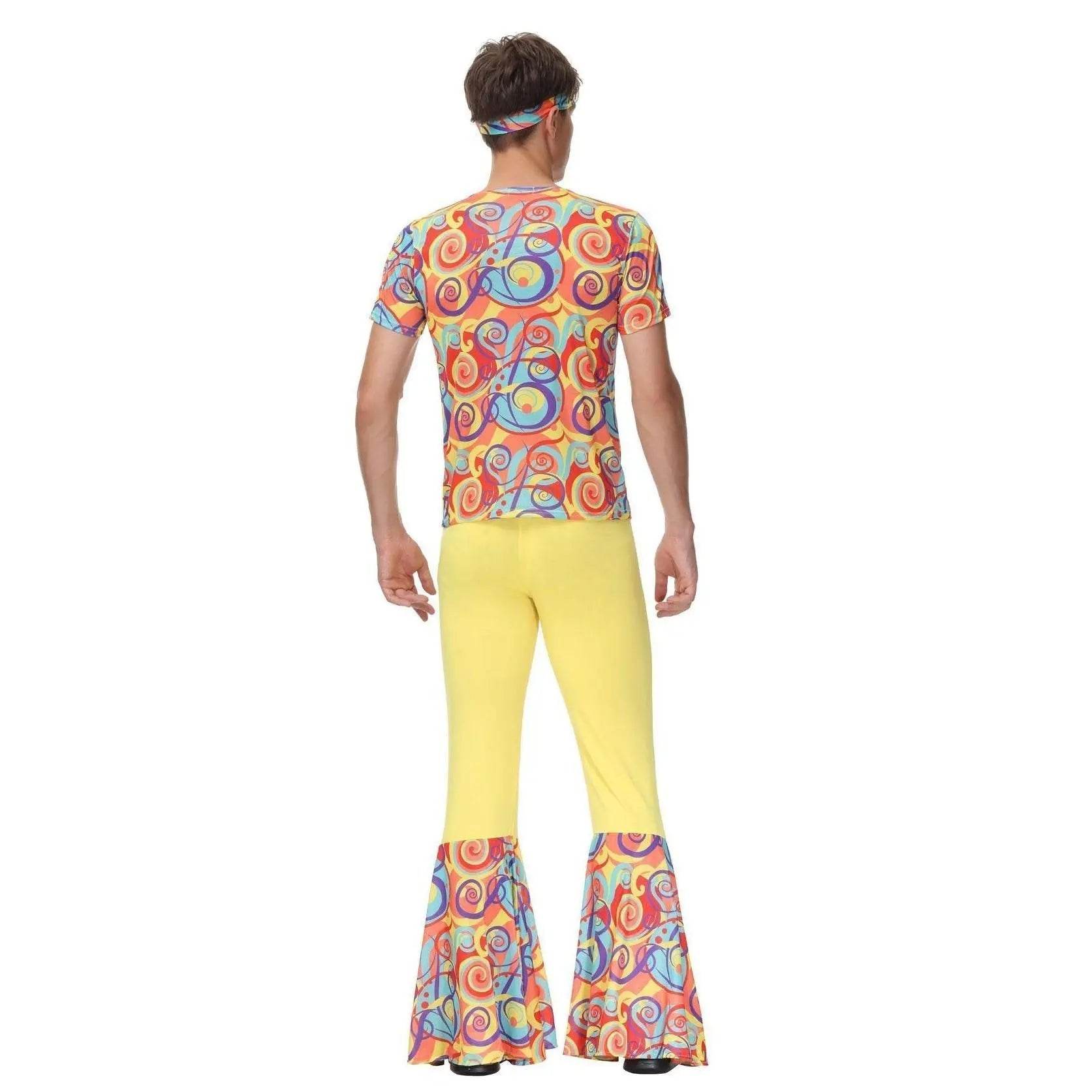 Disco 70s Fancy Dress Retro hip-hop hippie Couple Stage Costumes Halloween - zzcosplay