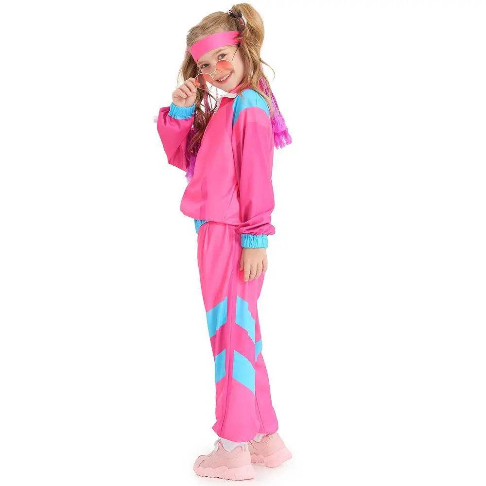 Disco 80S Costume Outfits Dance Set Hip Hop Modern Jazz Team Performance Kids - zzcosplay