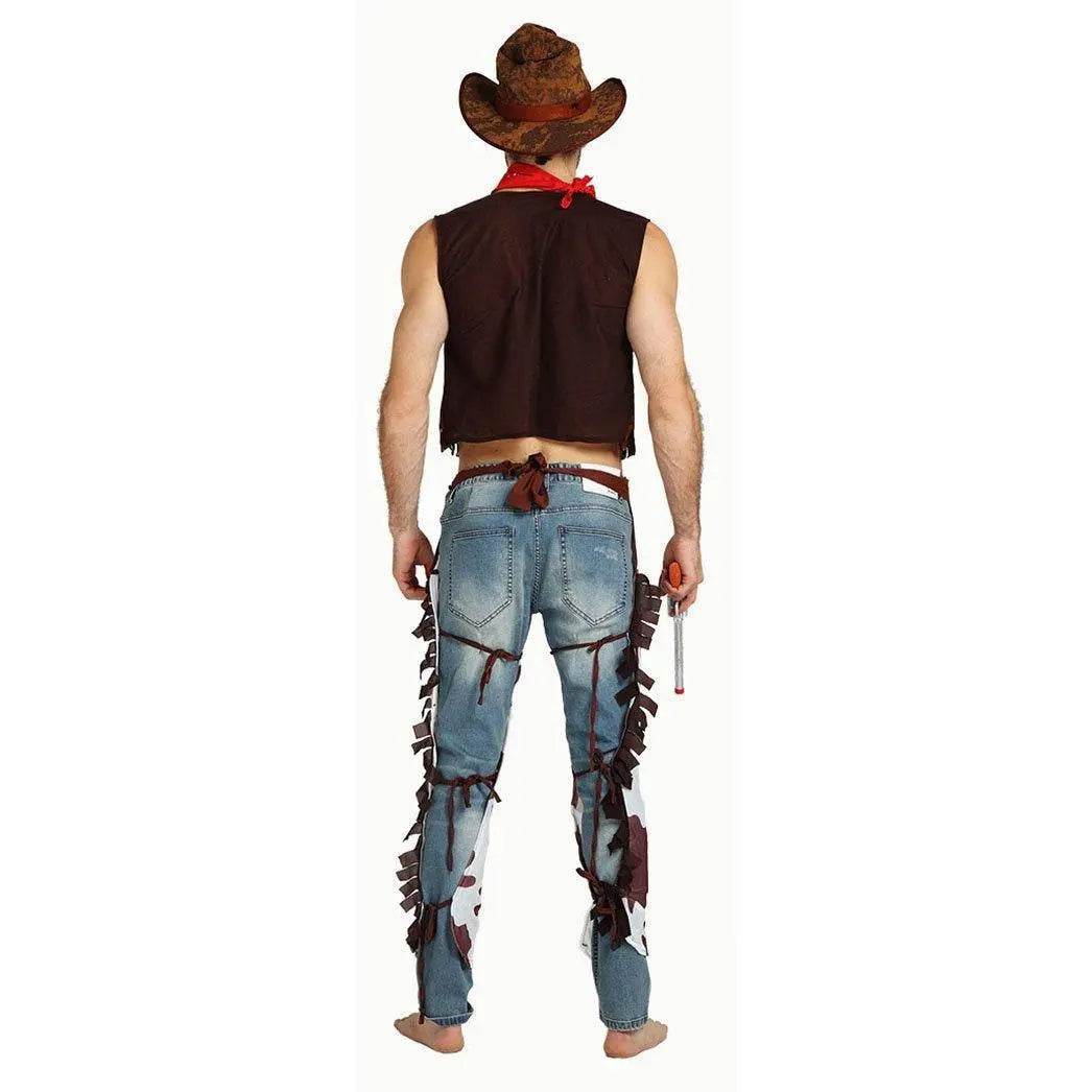 Family Matching West Cowboy Costumes outfit classic wild fancy dress western - zzcosplay