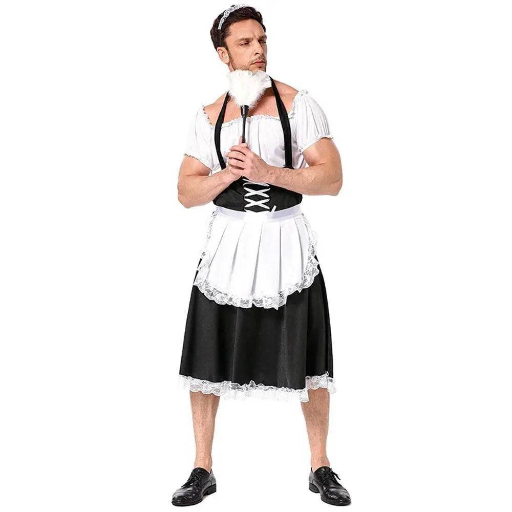 Fever Flirty French Women Man Maid Costume - zzcosplay