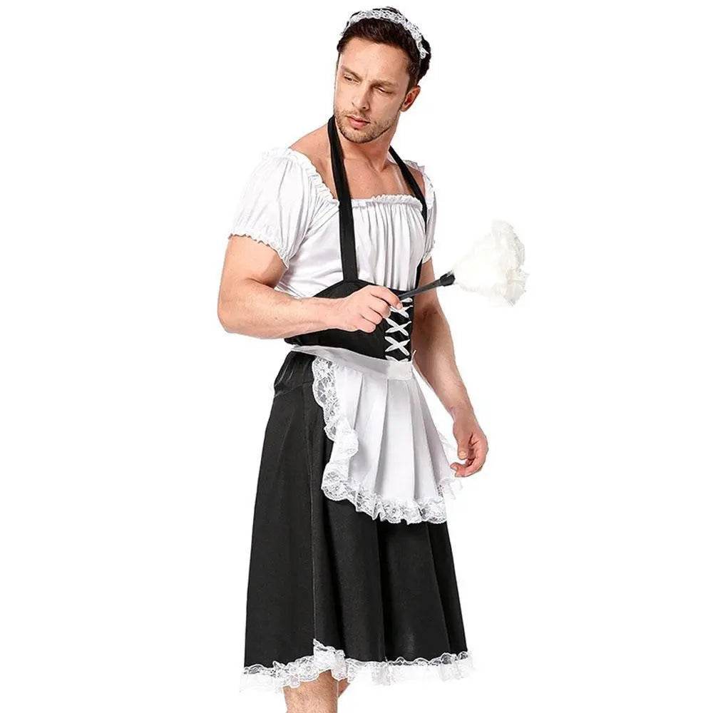 Fever Flirty French Women Man Maid Costume - zzcosplay