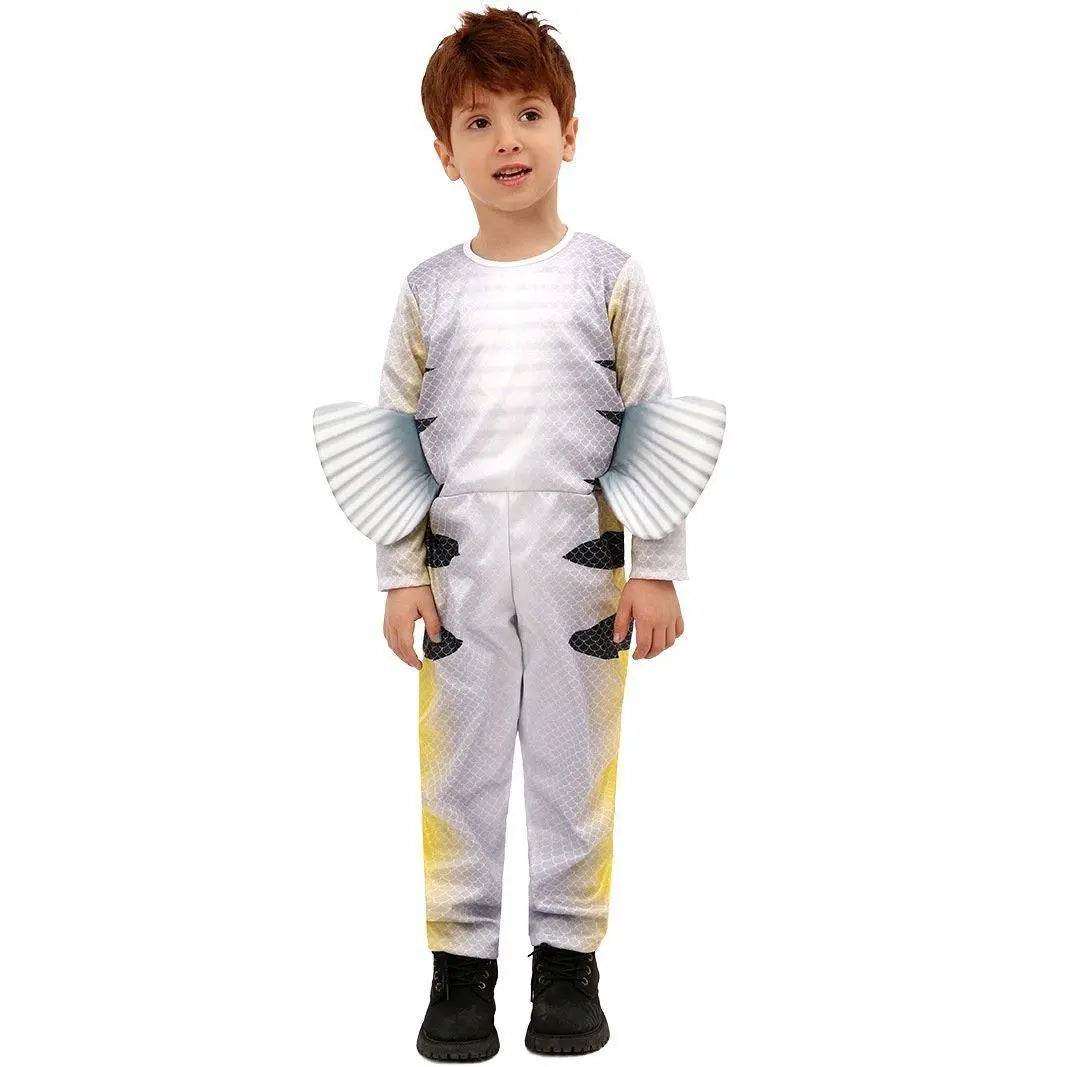 Flounder Kids Animal Jumpsuit Party Cosplay Costumes Halloween - zzcosplay
