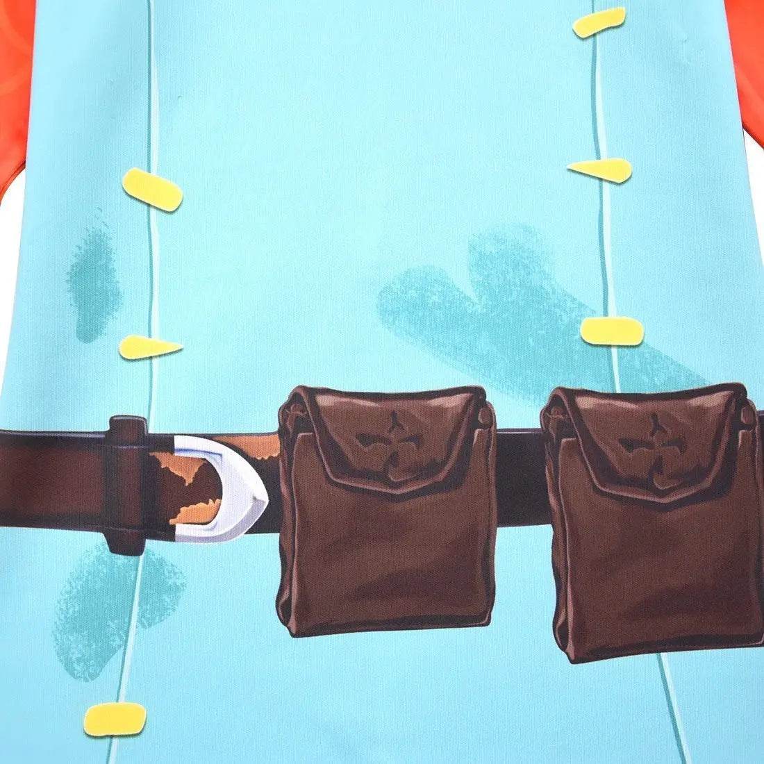 Fortnite Fishstick Cosplay Halloween Costumes Fish Jumpsuit - zzcosplay