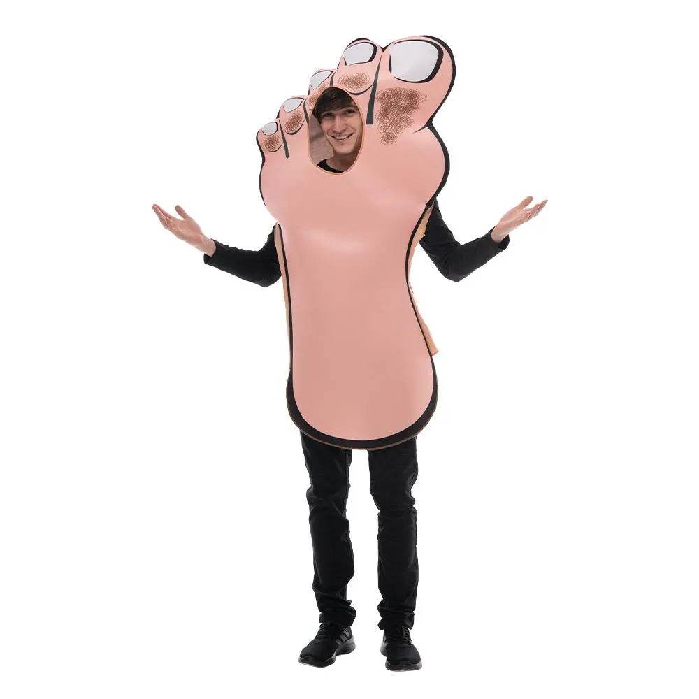 Funny Big Foot Cosplay Costume Halloween Stage Bar Party Outfit Dress Up for Adults - zzcosplay