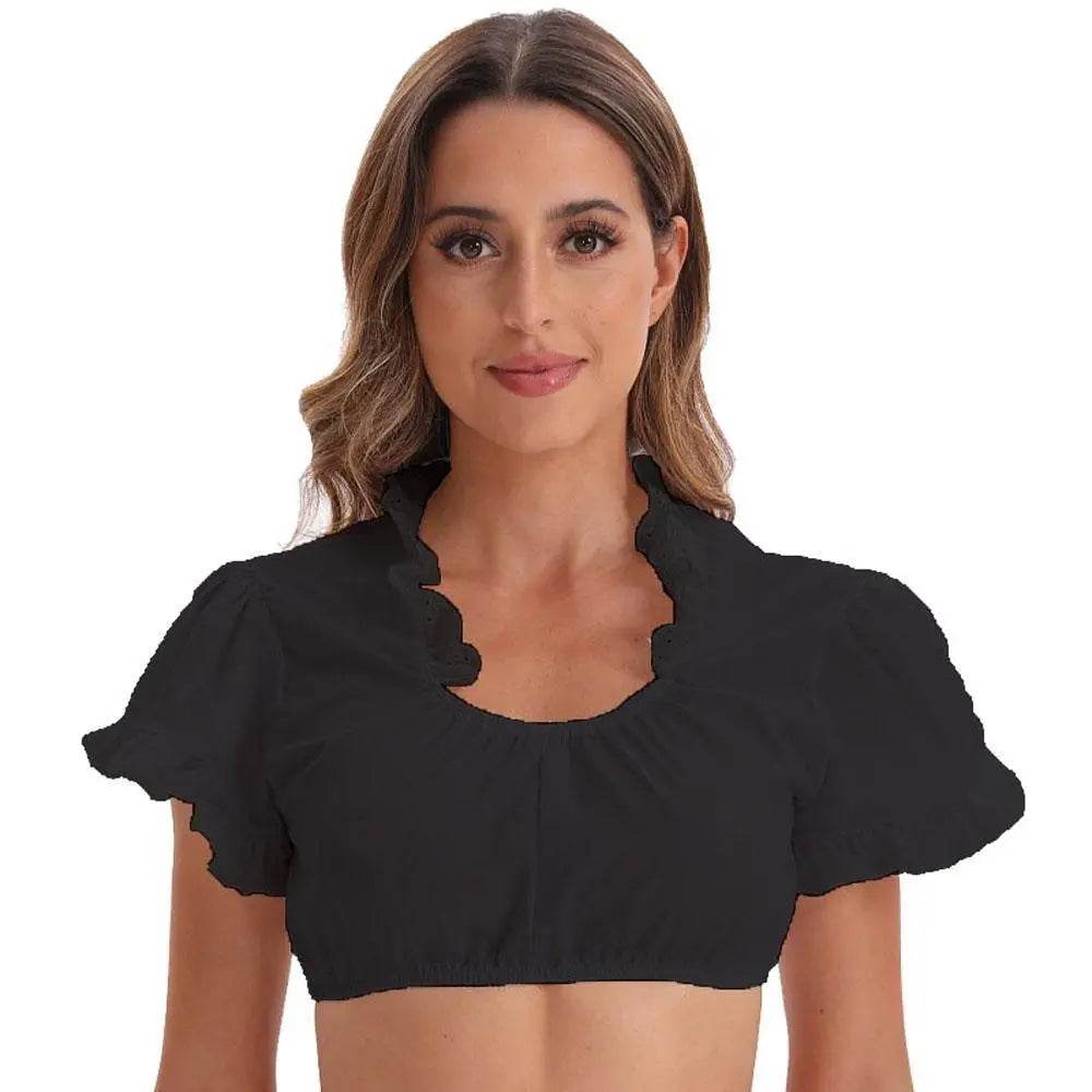 German Oktoberfest Large Size Short Sleeve Dress Costume - zzcosplay