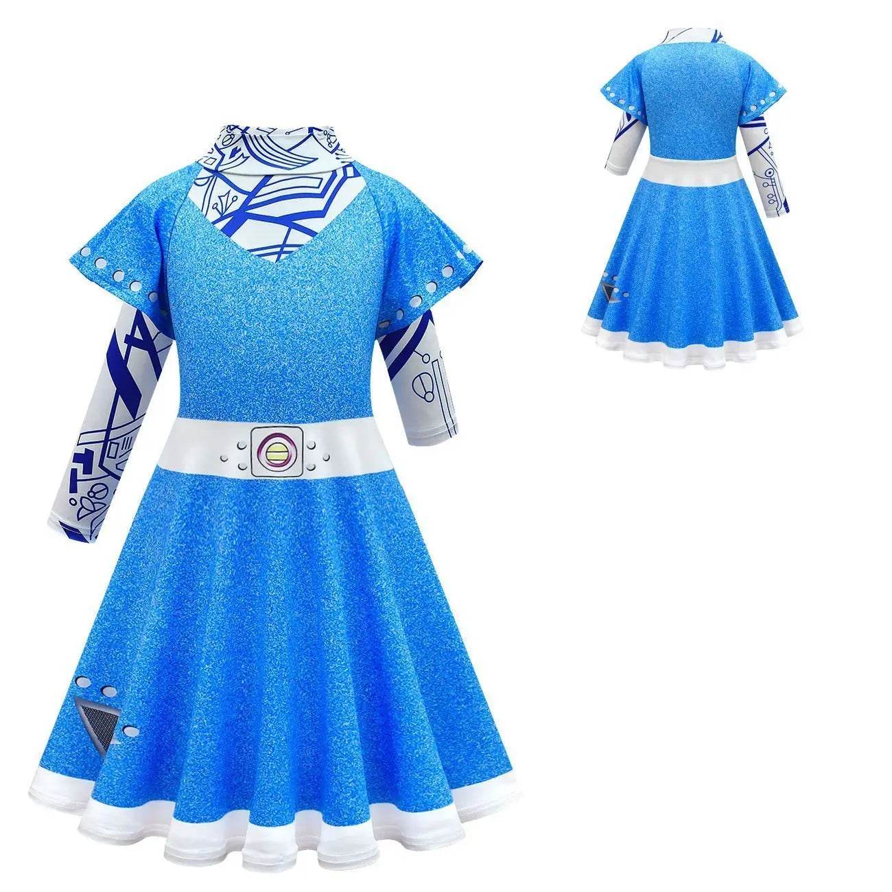 Girls' Zombies High School 3 Cosplay Costumes Halloween Outfit Dress For Kids - zzcosplay