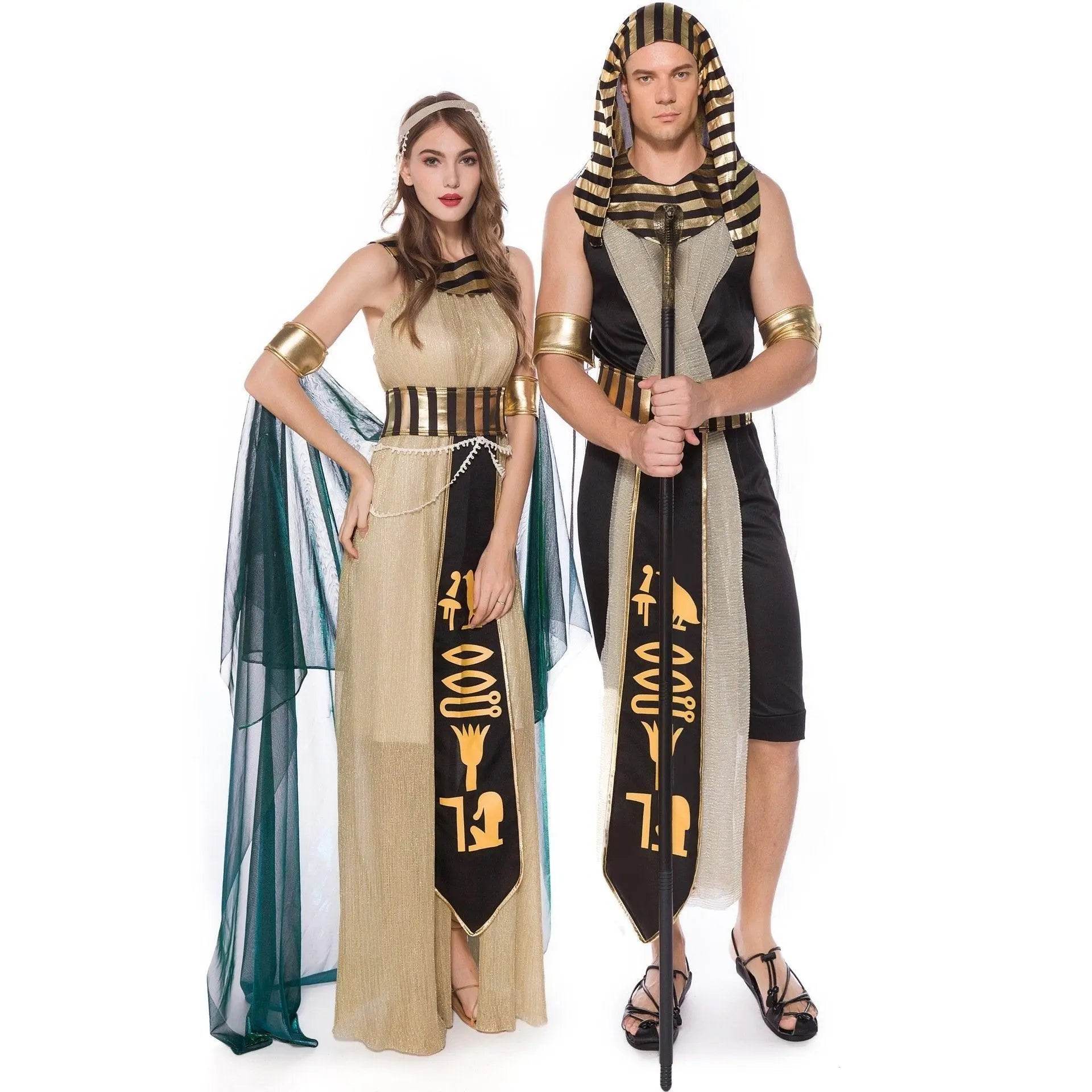 Greek Goddess Prince Couples Costume Halloween Outfits Cosplay Party Carnival - zzcosplay