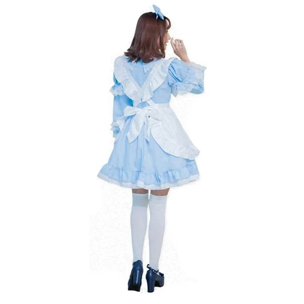 Halloween Alice Dress Girl's Princess Costume Maid Dress for kids - zzcosplay