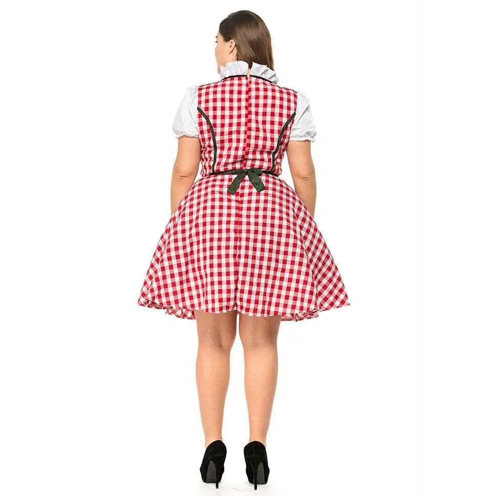 Halloween Plus Size Women German Beer Oktoberfest Cosplay Costume - zzcosplay