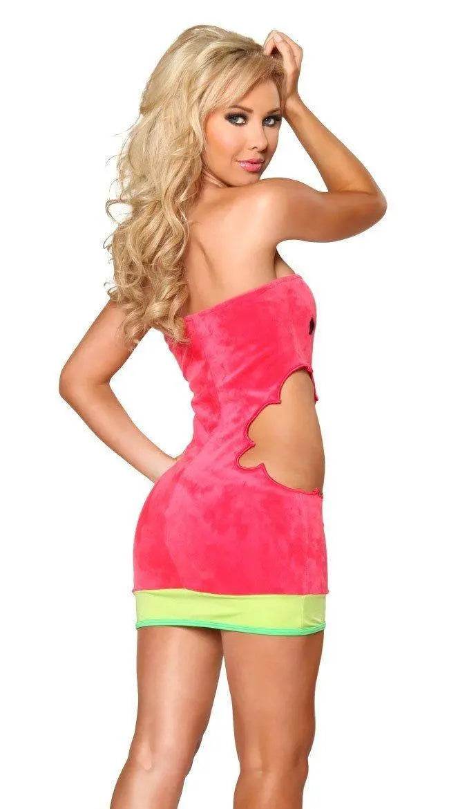 Halloween watermelon dress cosplay party costume Fancy Dress Elegant - zzcosplay