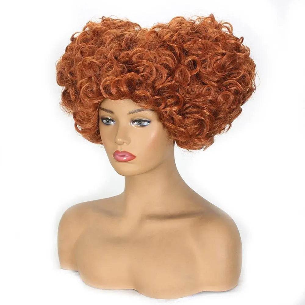 Hocus Pocus Cosplay Winifred Movie Wig Red Queen Costume Wigs for Adult - zzcosplay