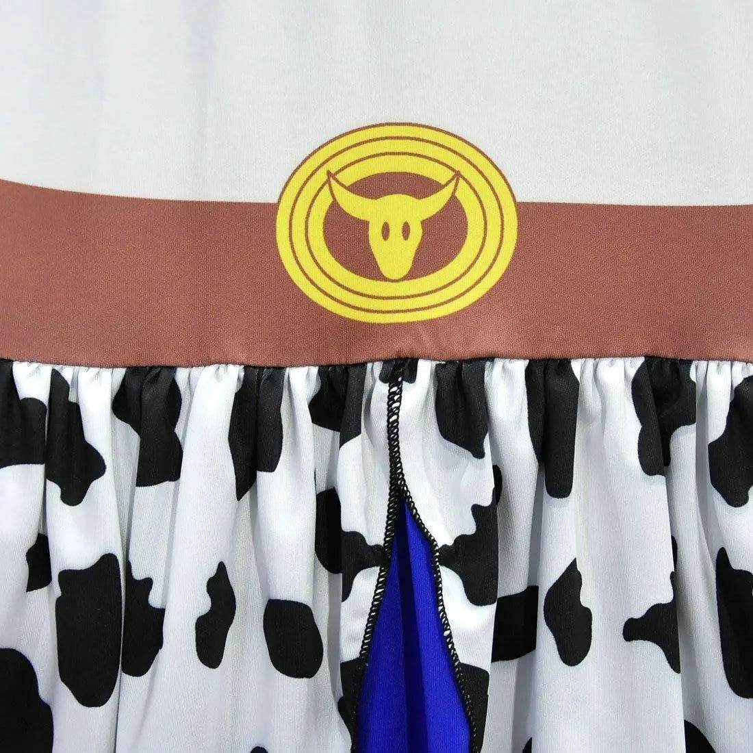 Jessie Toy Story 4 Costume Long Sleeve Dress for Kids Girls - zzcosplay