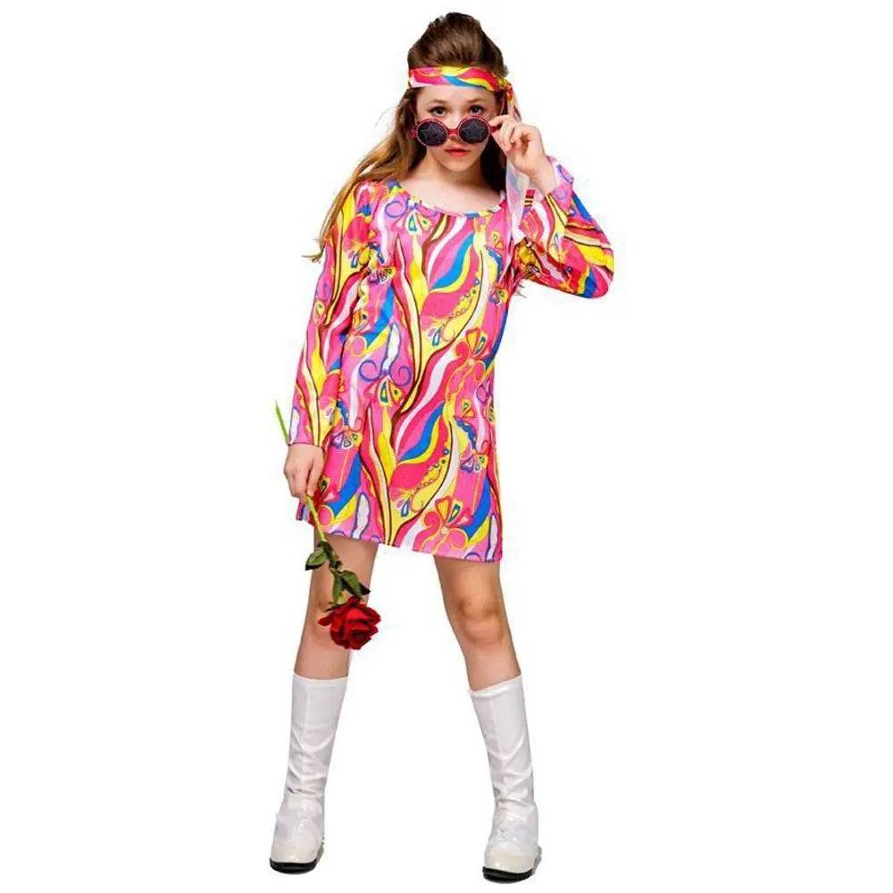 Kids Hip Hop Rock Hippie 80s Costumes Cosplay Halloween Outfit - zzcosplay
