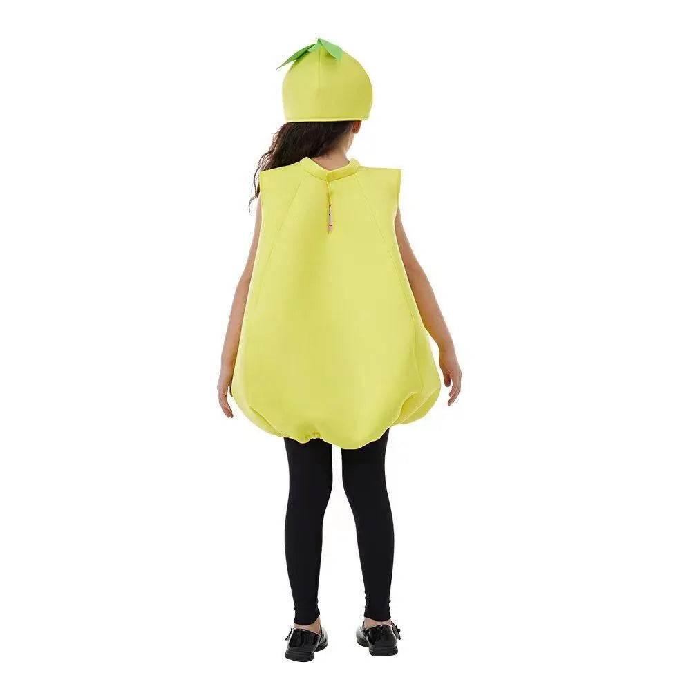 Kids Lemon Baby Fruit Jumpsuit Halloween Cosplay School Party Costumes - zzcosplay