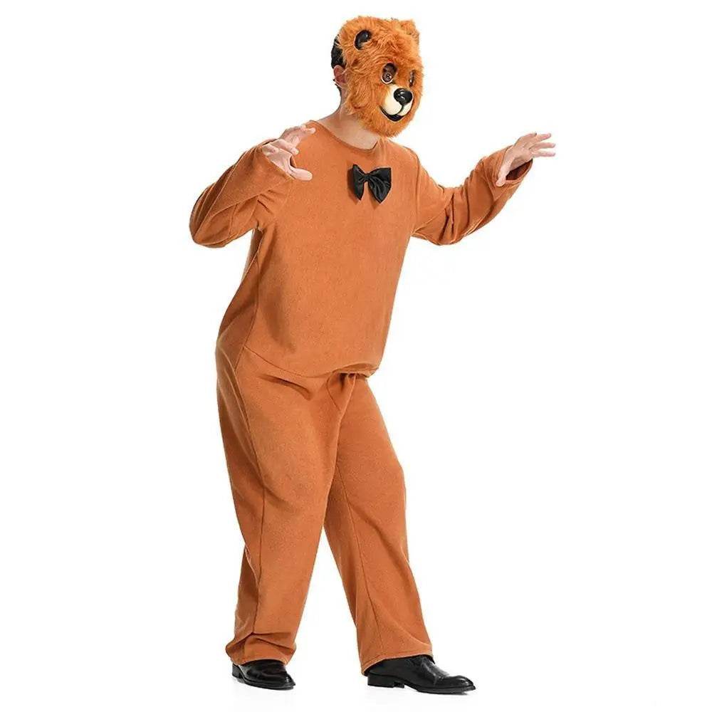 Mr. Smiling Bear Animal Adult Jumpsuit Cosplay Costume Carnival - zzcosplay